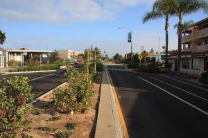 Complete Streets - La Jolla Boulevard from Flickr New roundabouts and improvements for pedestrians, bicyclists and transit users