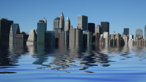 Manhattan Submerged - image from Big Think climate change, global warming