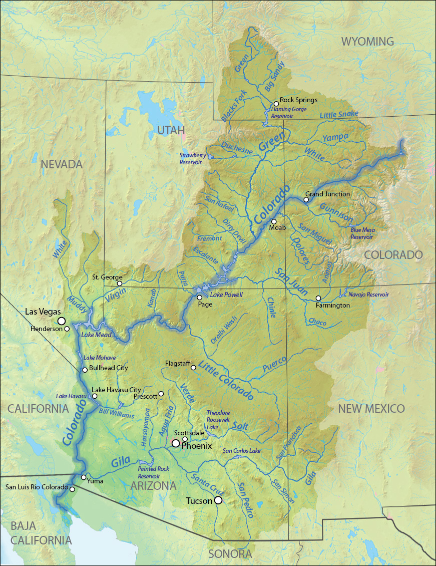Colorado River: Dams and Drought, the Folly of Taming ...