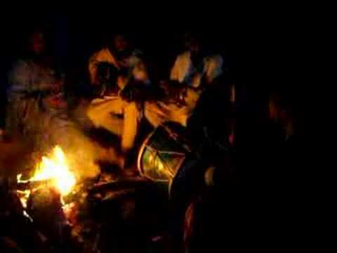 Touareg nomads playing traditional music