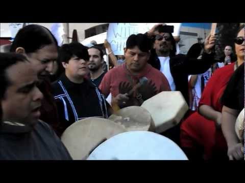 Idle No More Flash Mob - Grove LA