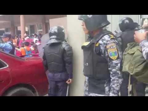 Brutal represión contra miembros del Copinh en Honduras