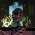 Short poems, anecdotes, mocking or reverent tributes, called calaveras or “skulls,” are given to celebrate public or private figures.  In Los Angeles, for the last seven years Tropico de Nopal Gallery has taken the custom into the realm of performance art-fashion show-walking altar display. 
