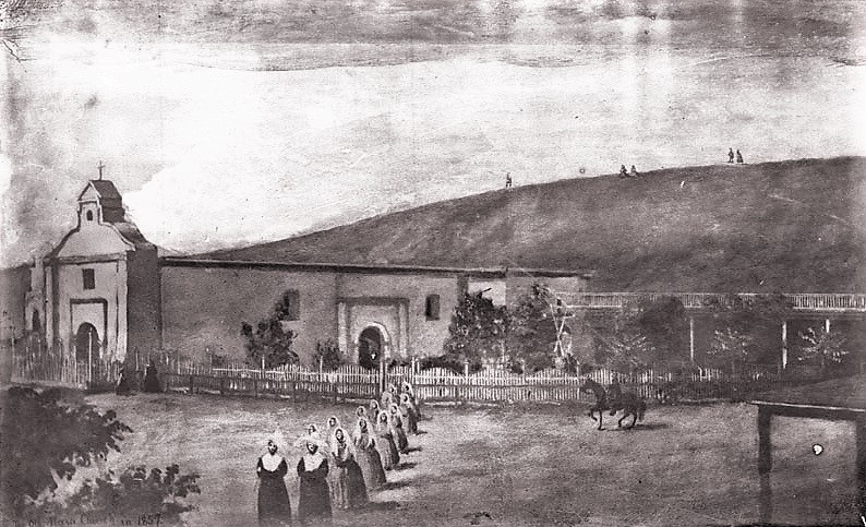 La Placita Church in 1857
