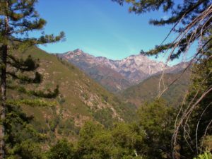the rugged backcountry of the Los Padres National Forest