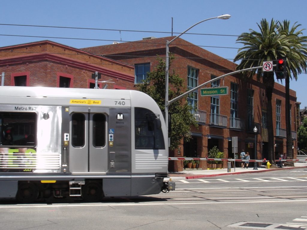 LA Metro Gold Line in South Pasadena