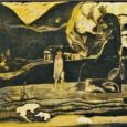 Paul Gauguin, the bourgeois-turned-bohemian artist who left France for Tahiti, reveals a darker, almost menacing mythological vision, in contrast to his exploitative picture-postcard fantasy-native Polynesian paintings for which he is known. The exhibition continues at MoMA in New York until June.