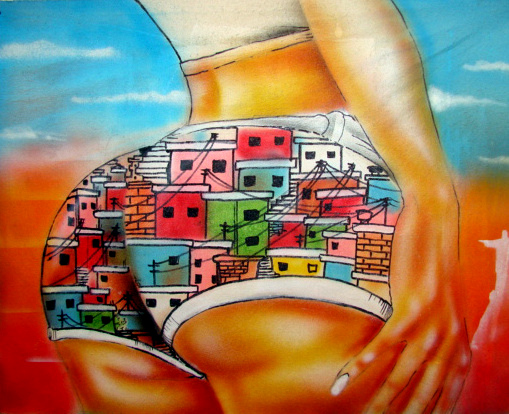 Marcos Rodrigo Neves, Rio de Janeiro, favela art