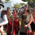 The Maori People of Tauranga staged a 150-year commemoration of a victory in the last major battle against the British in a losing effort from the New Zealand Wars, that resulted in significant confiscation of their lands and autonomy.