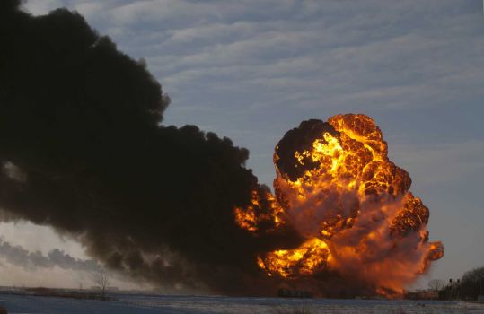 crude by rail, bomb trains, fracking, North Dakota