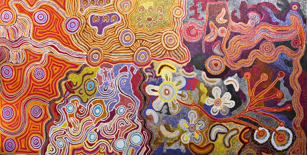 Aboriginal law, mural, NPY Women's Council