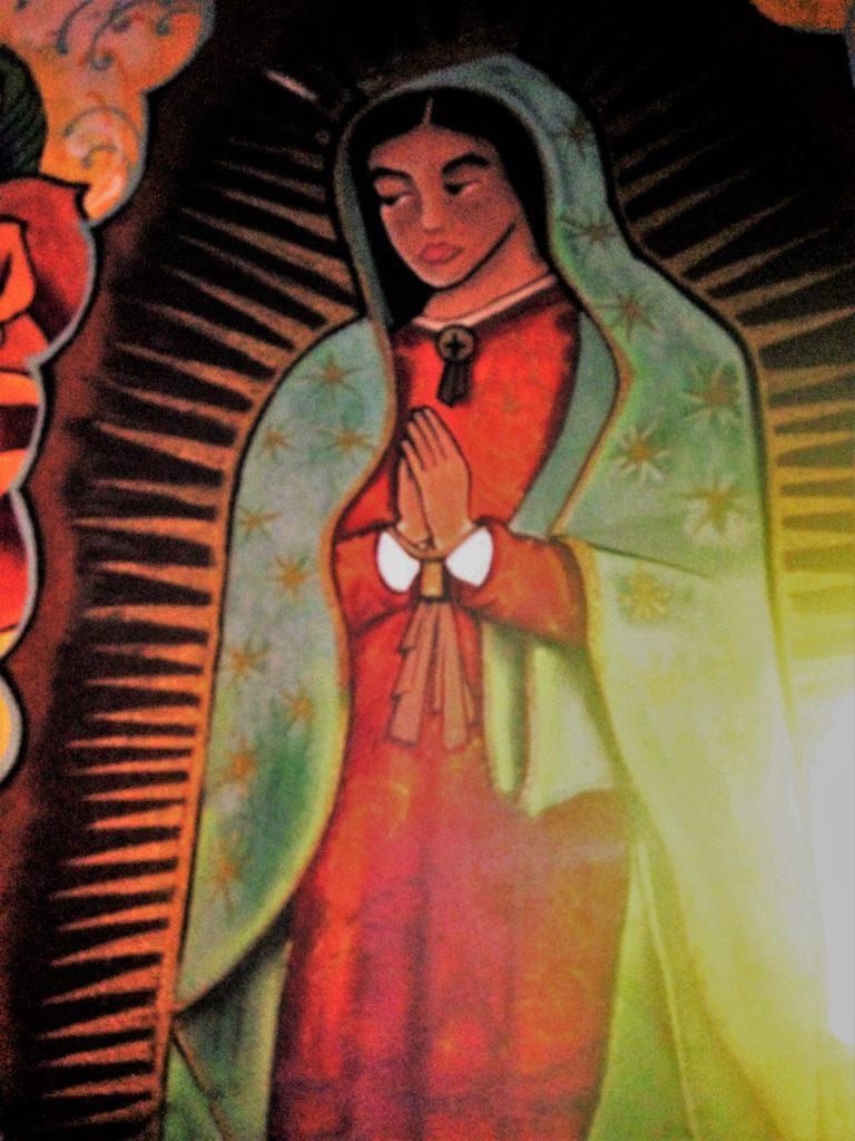 Virgin of Guadalupe, San Francisco, mural, Jack Eidt