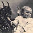 Krampus, a half-goat, half-daemon of centuries-old Bavarian-Alpine lore, appears prior to the celebration of the benevolent giver Saint Nicholas on December 6th, where Central European communities have a Krampuslauf, or Krampus Run, the night before. 