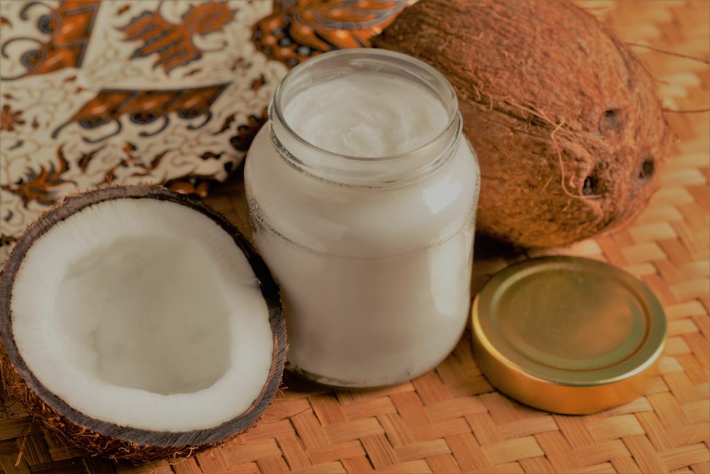 coconut oil, fresh coconut 