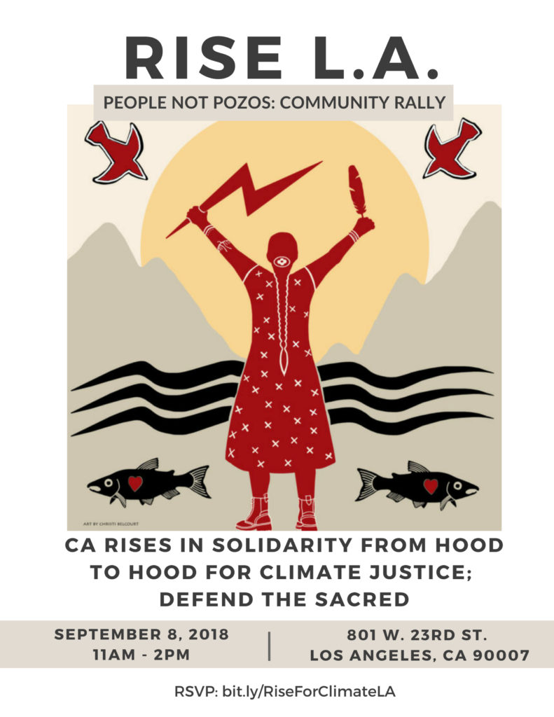 RISE for Climate Jobs and Justice, Los Angeles, September 8 2018