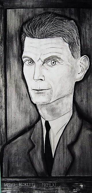 Samuel Beckett portrait by Reginal Gray