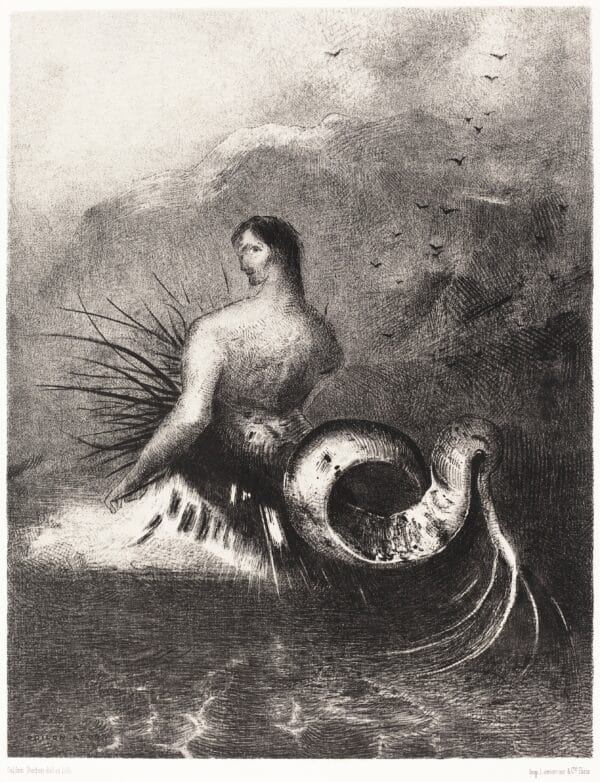 The Siren, Odilon Redon