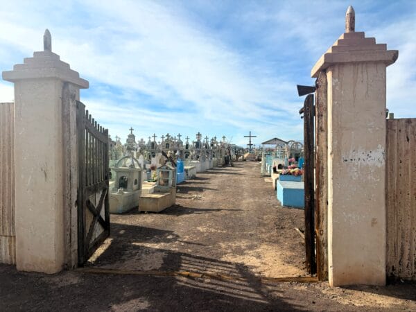 Ex-Oficina Jose Francisco Vergara Cemetery, near Maria Elena, Chile, nitrate mining