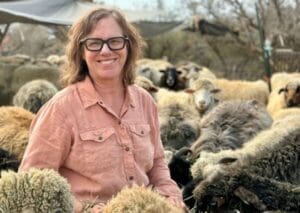 Jennifer Douglass, churro sheep